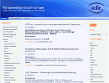 Tablet Screenshot of foerdergelder.net